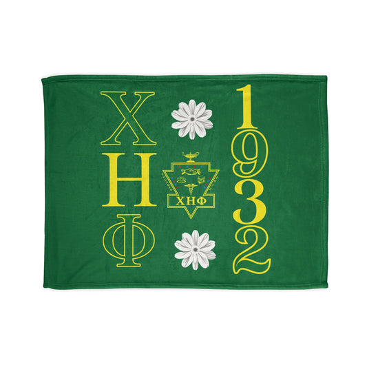 Chi Eta Phi Service for Humanity Soft Polyester Design Blanket