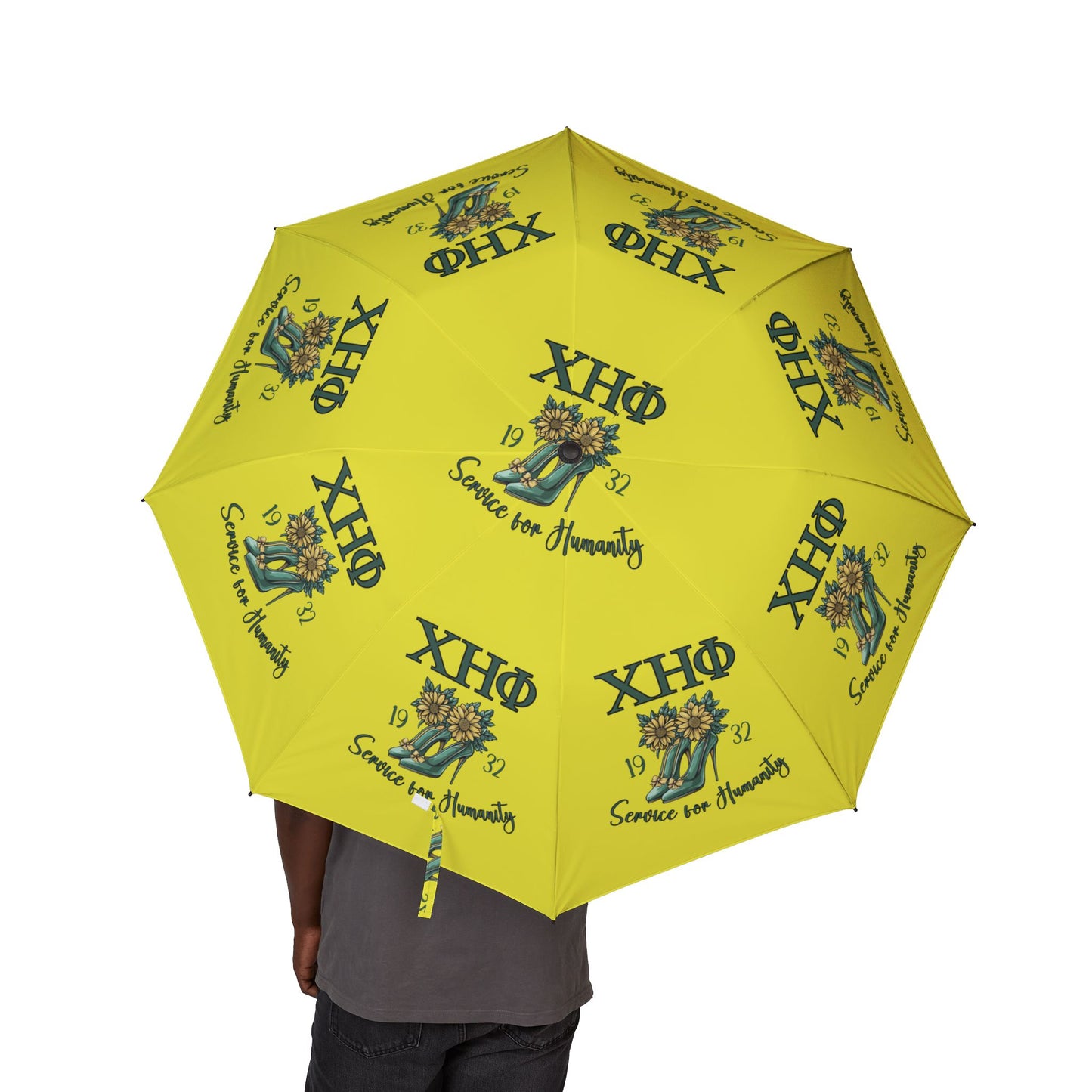 Yellow Chi Semi-Automatic Umbrella