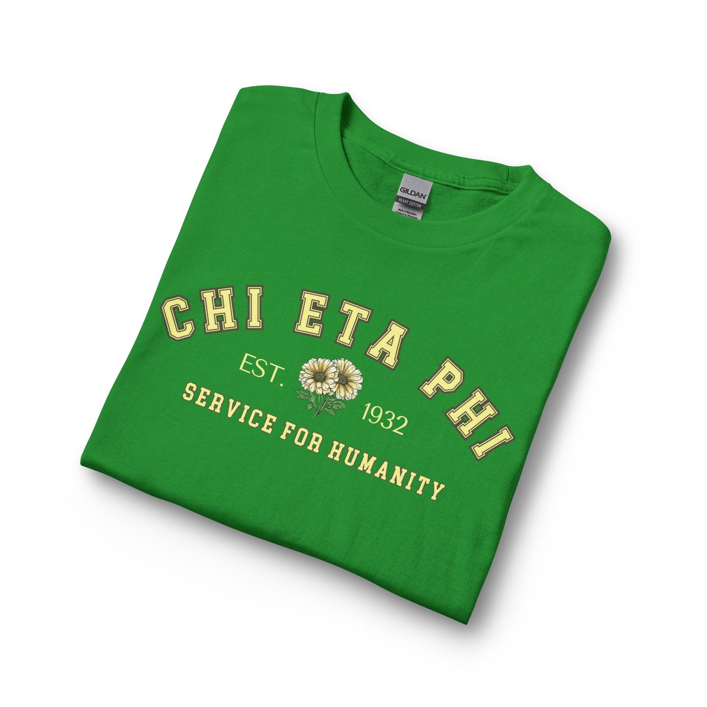 Chi Eta Phi Long Sleeve Tee — "Service for Humanity" Sorority Shirt