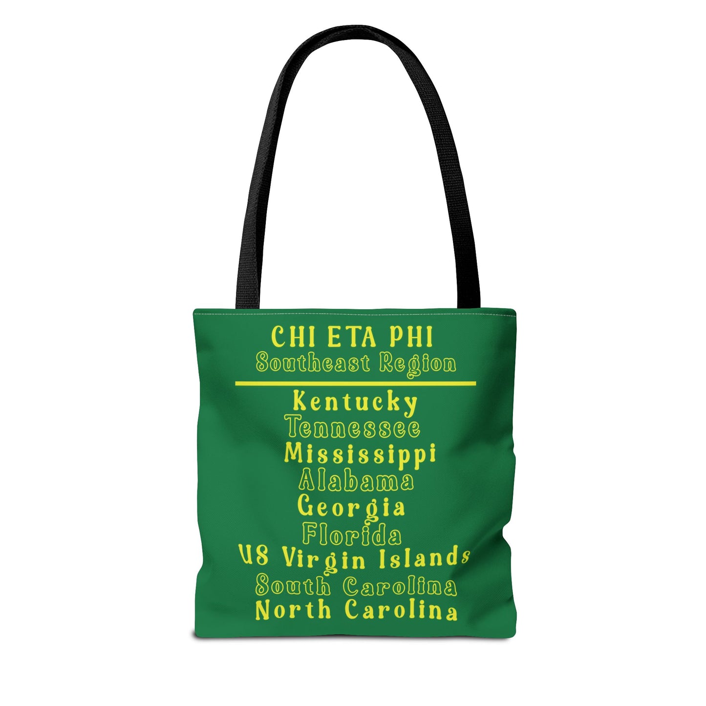 Southeast Region Green and Yellow Tote Bag