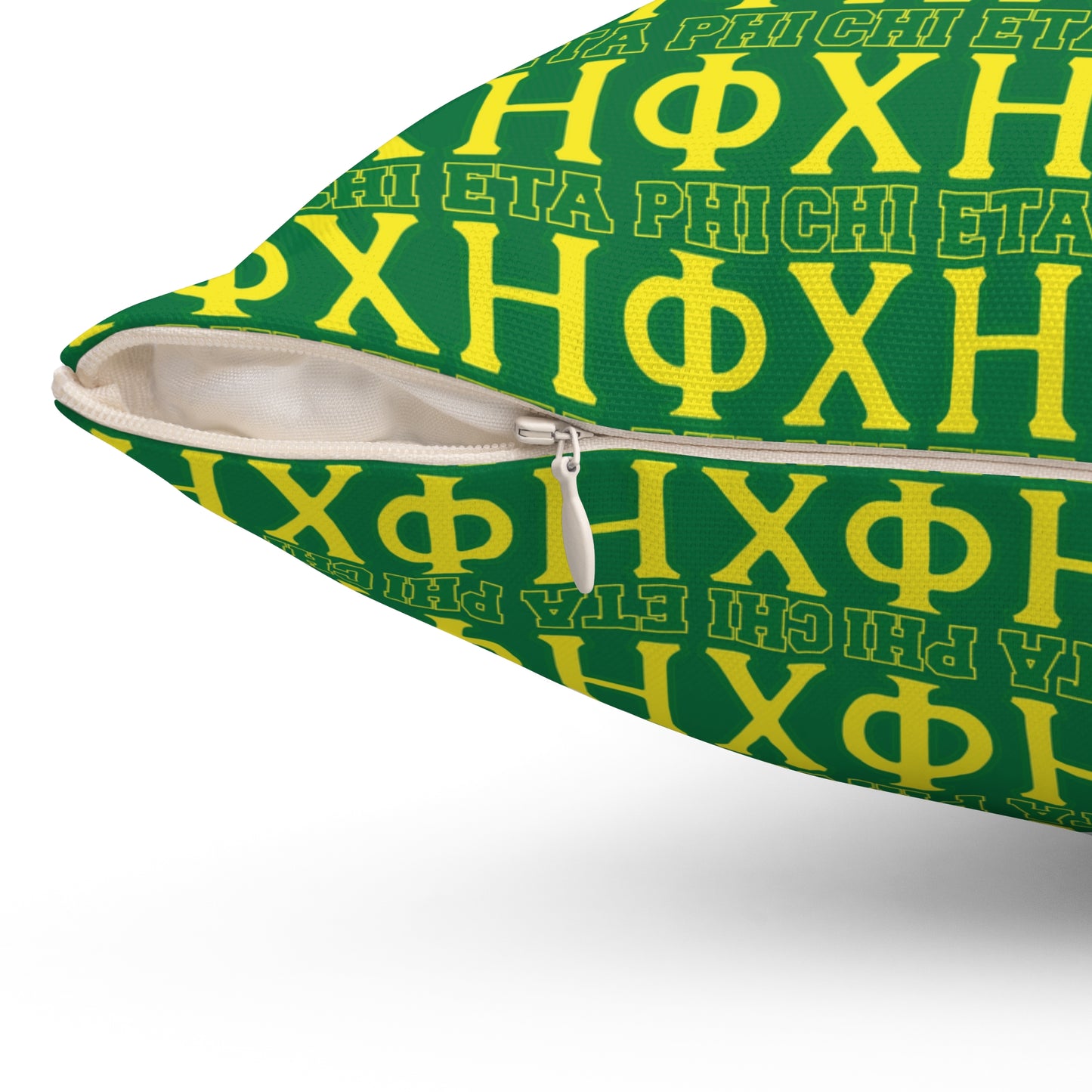 Chi Eta Phi Green XHO Square Pillow