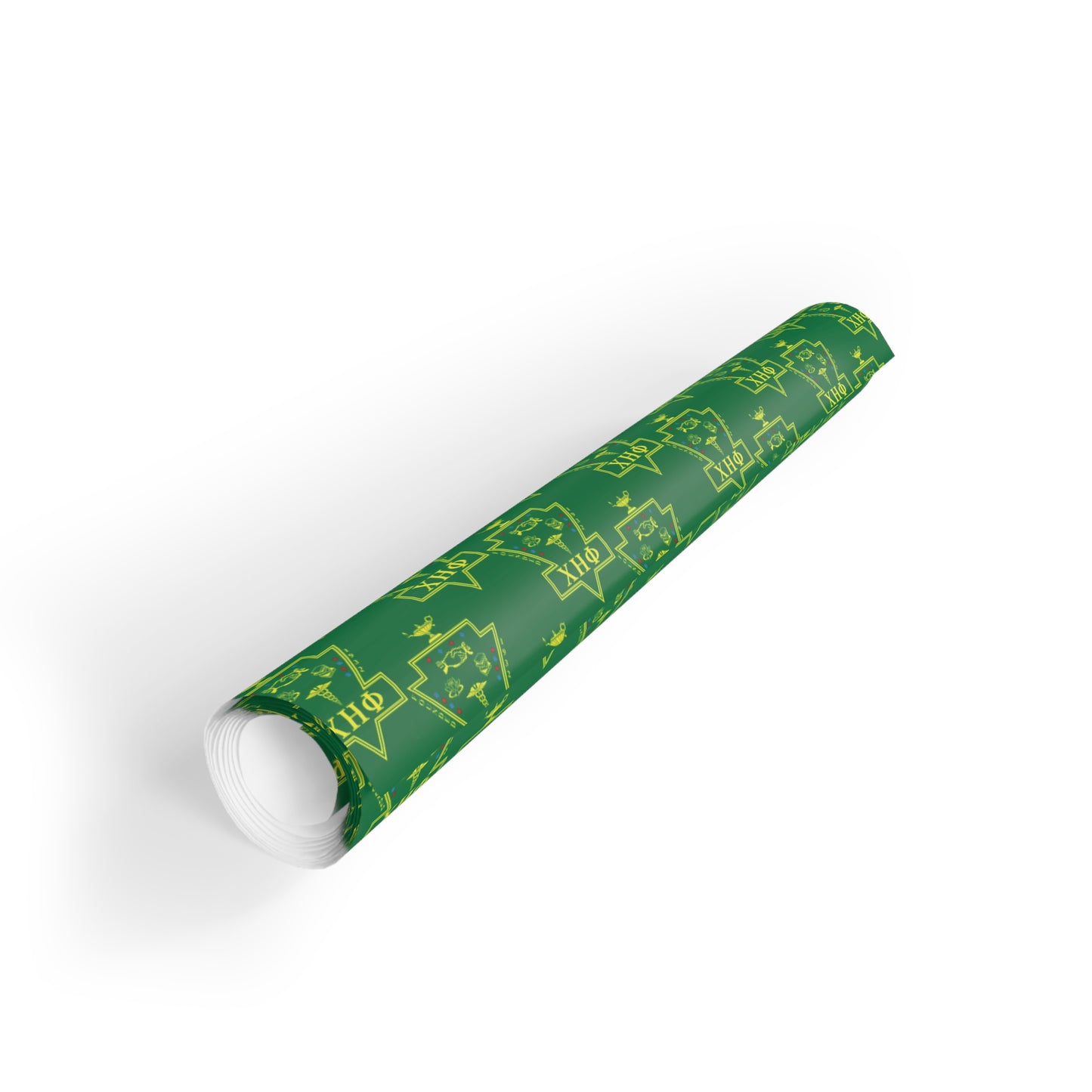 Chi Eta Phi Green Gift Wrapping Paper Rolls, 1pc