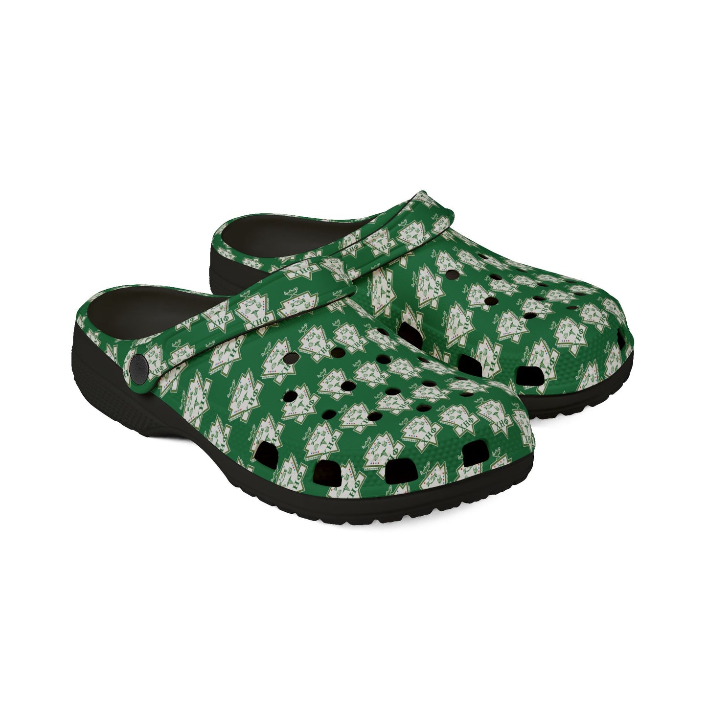 Unisex Chi Logo Rubber Shoes with Optional Strap
