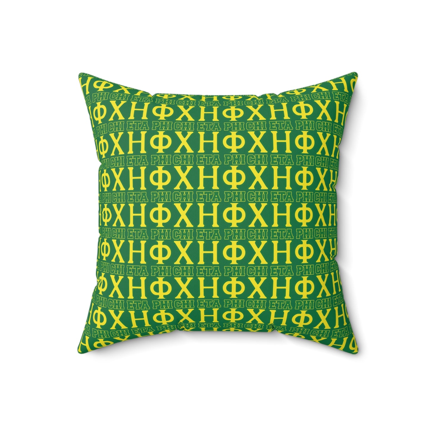 Chi Eta Phi Green XHO Square Pillow