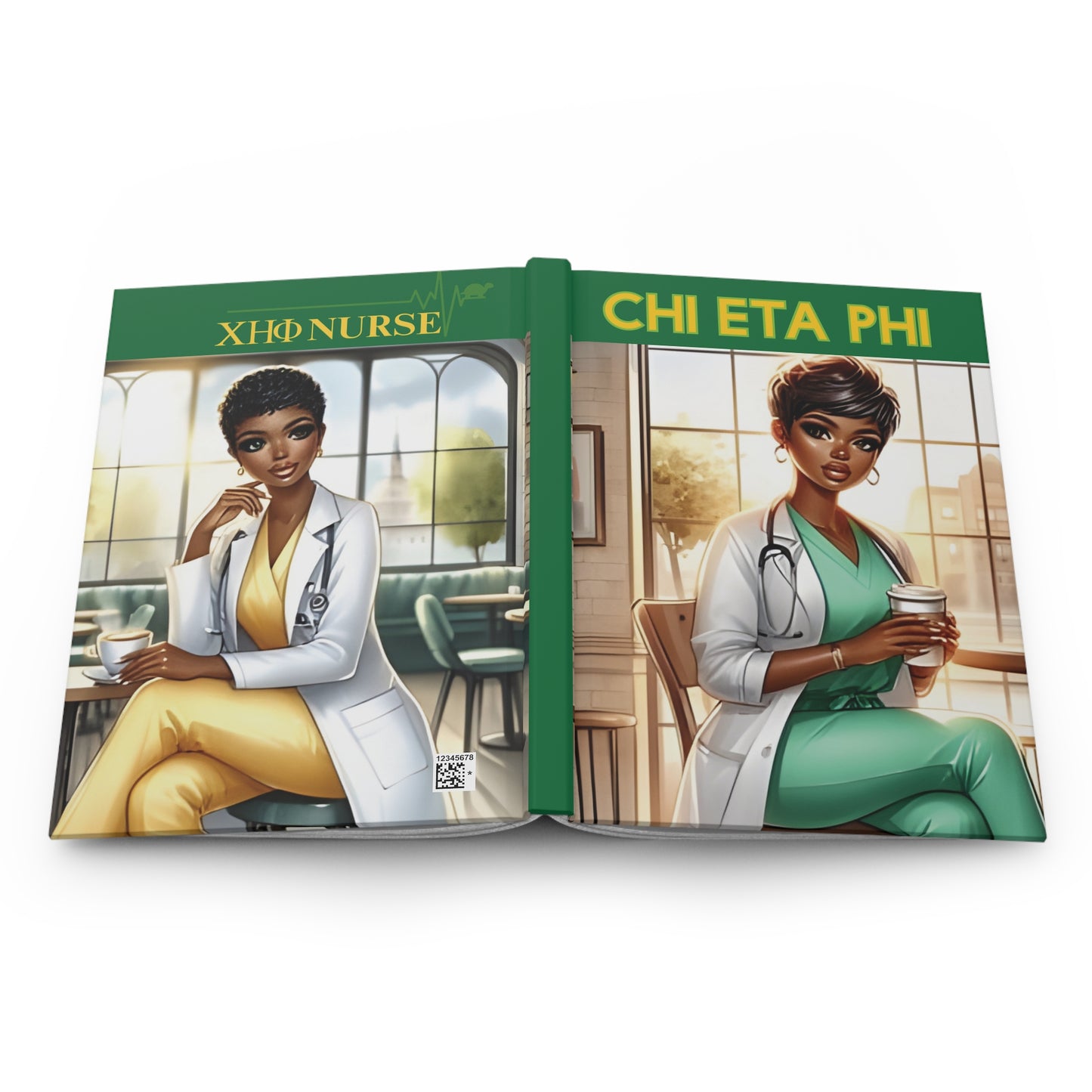 Chi Eta Phi Theme Journal - Ruled Lines