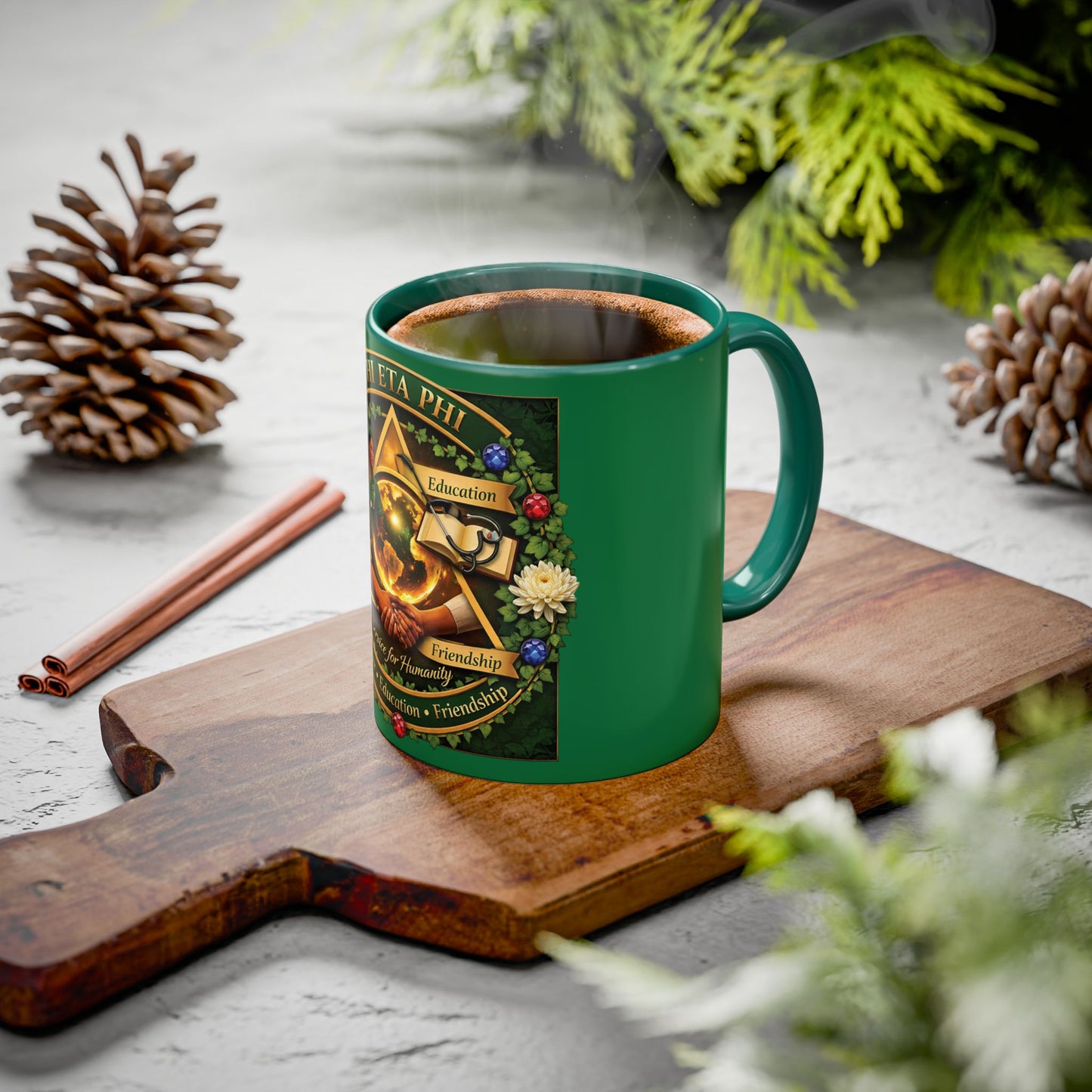 Chi Eta Phi Sorority Emblem Coffee Mug (11oz/15oz)