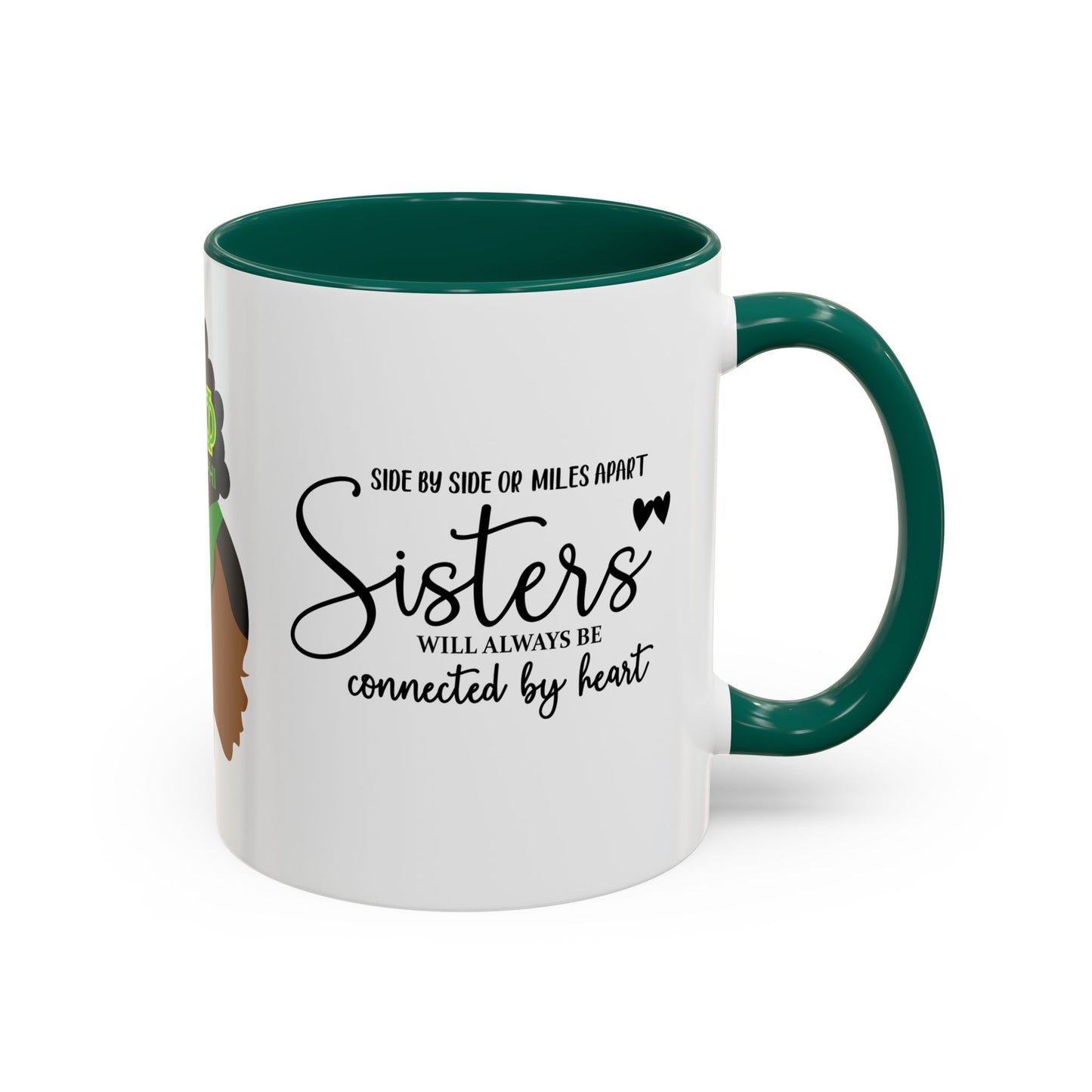 Chi Eta Phi Sisters Two-Tone Coffee Mugs, 11oz