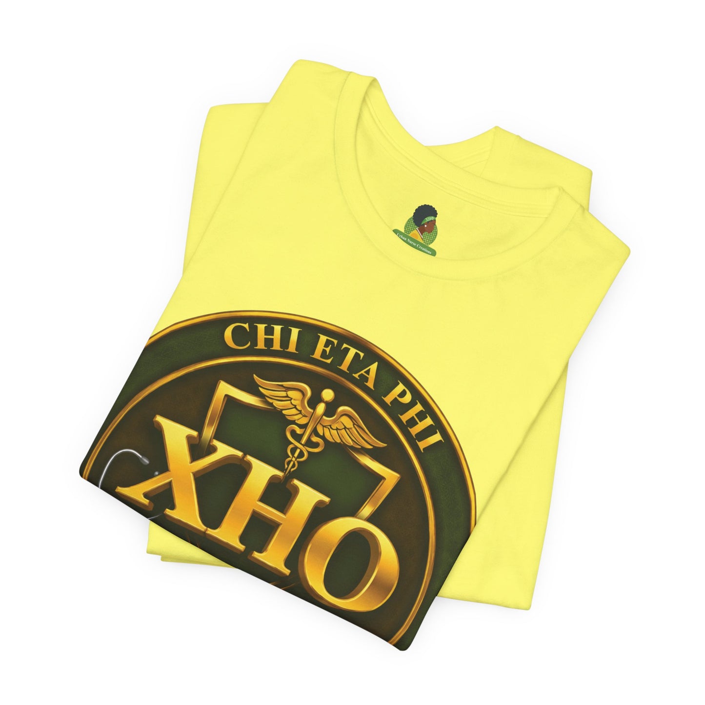 Chi Eta Phi XHO Crest T‑Shirt — Nursing Service for Humanity Tee