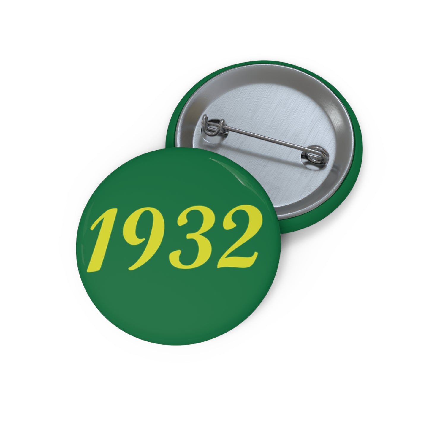Green 1932 Button