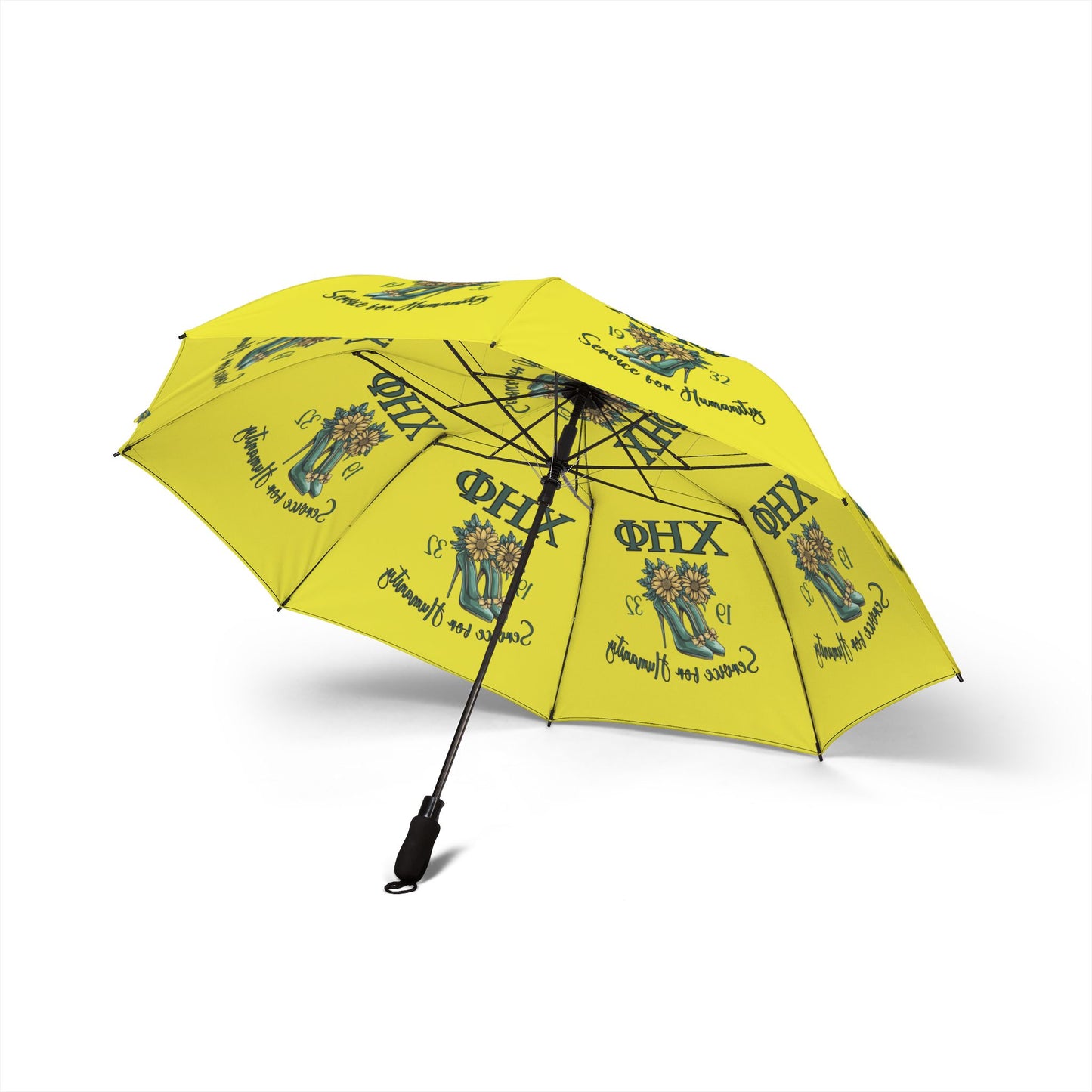 Yellow Chi Semi-Automatic Umbrella