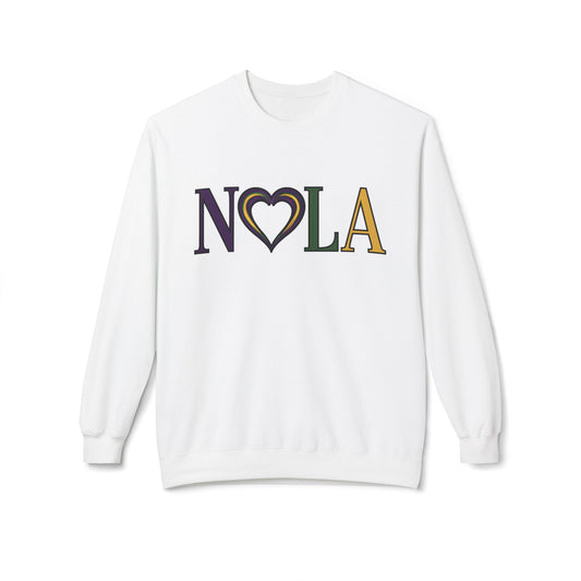 NOLA Unisex Midweight Softstyle Fleece Crewneck Sweatshirt