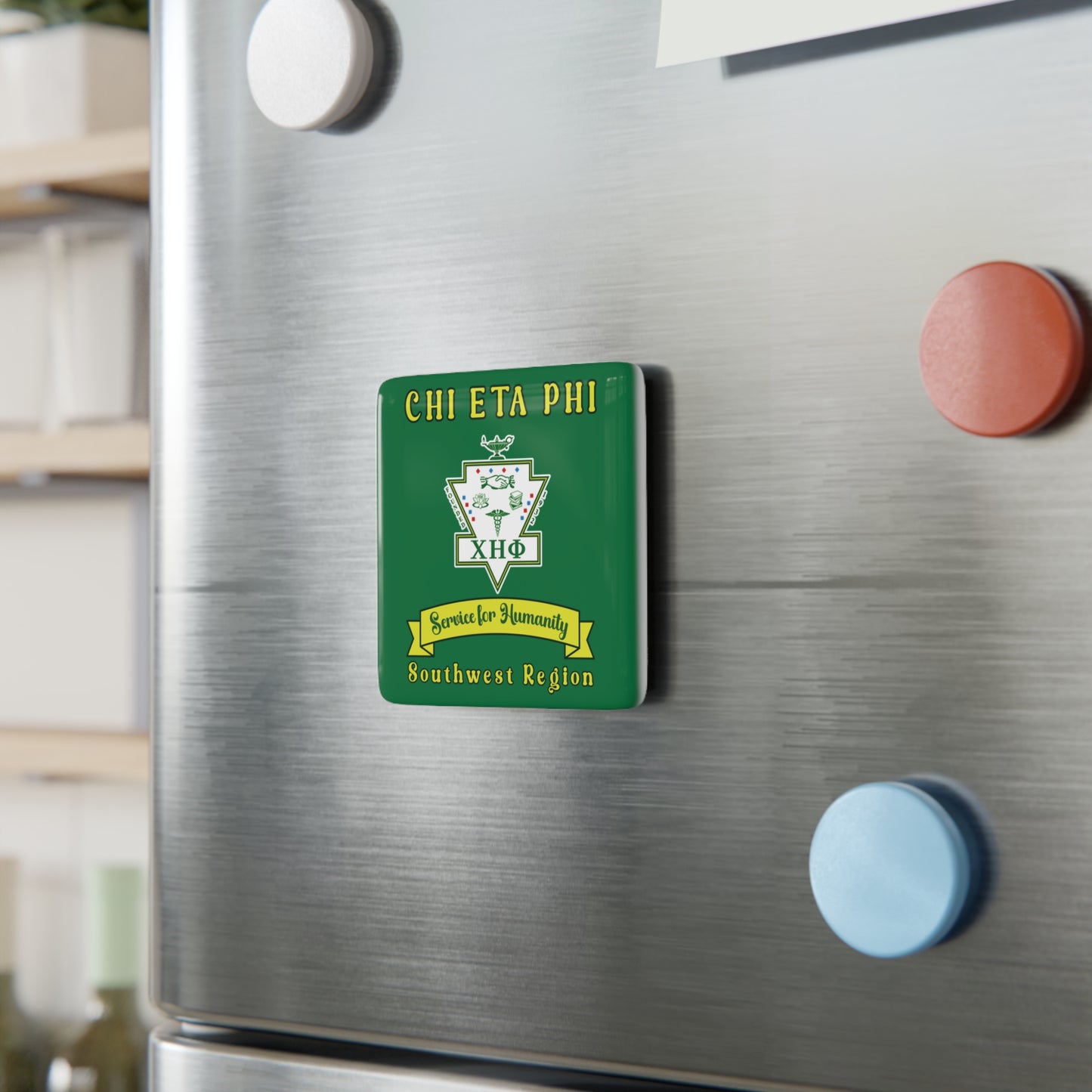 Southwest Region Porcelain Square Magnet