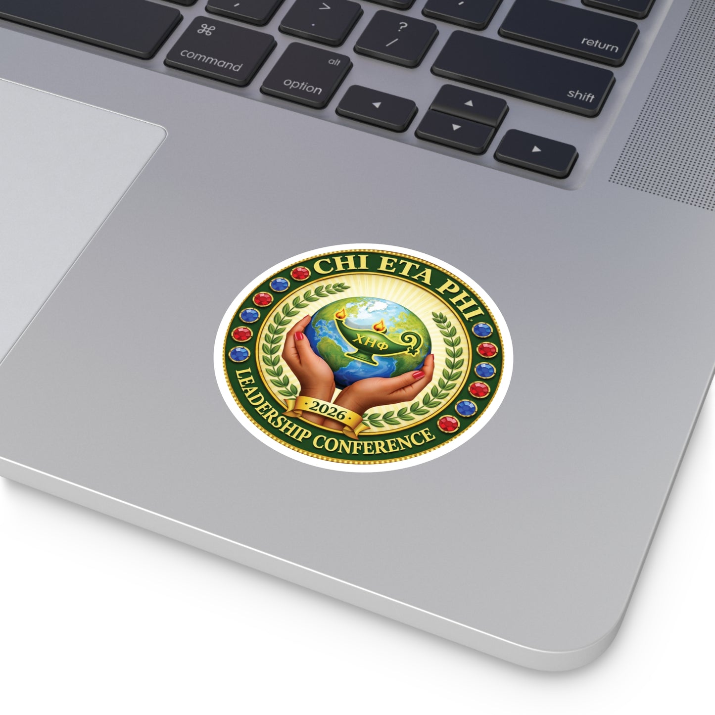 Chi Eta Phi Leadership Conference 2026 Round Sticker — Sorority Logo Sticker (Indoor/Outdoor)