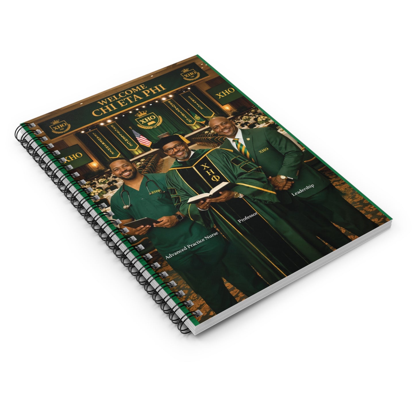 Chi Eta Phi Male Inspired Spiral Notebook