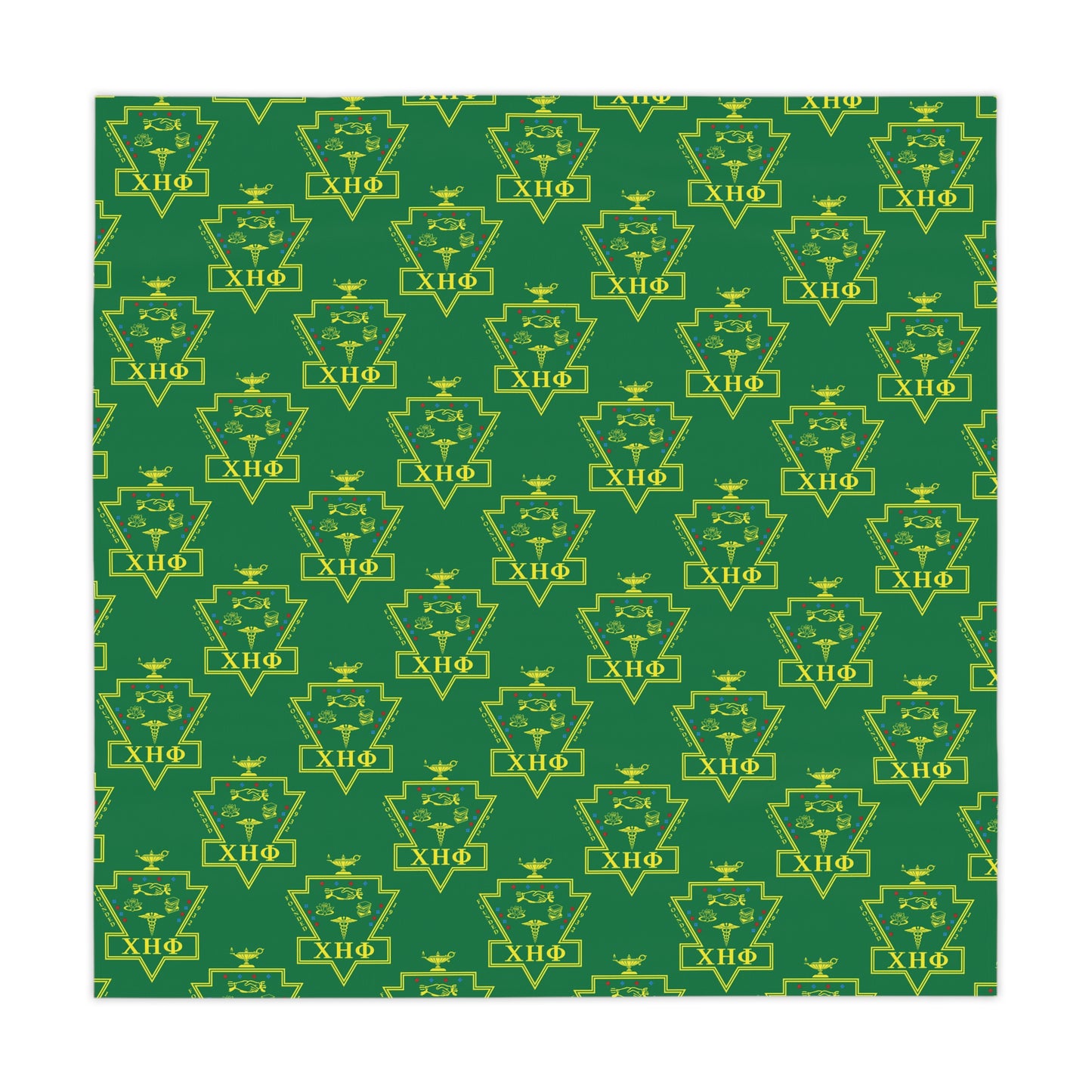 Green Chi Eta Phi Logo Tablecloth