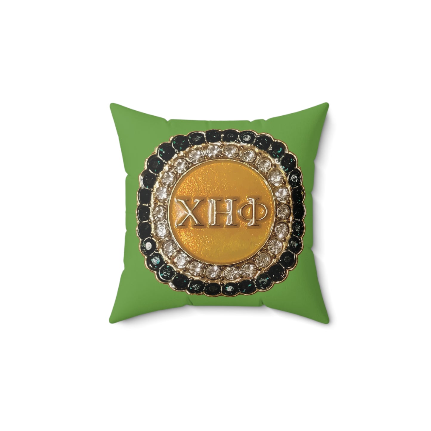 Faux Suede Sisters Square Pillow