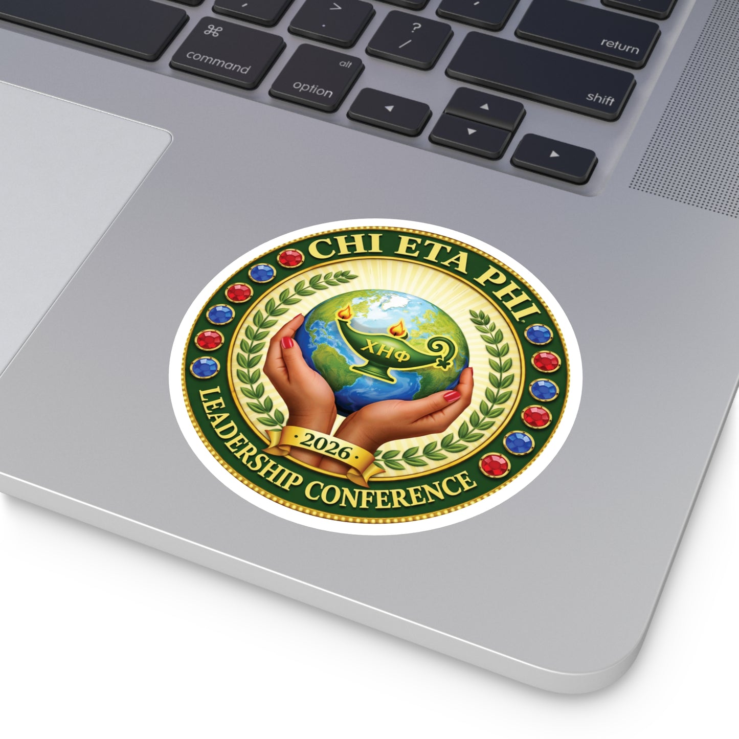Chi Eta Phi Leadership Conference 2026 Round Sticker — Sorority Logo Sticker (Indoor/Outdoor)