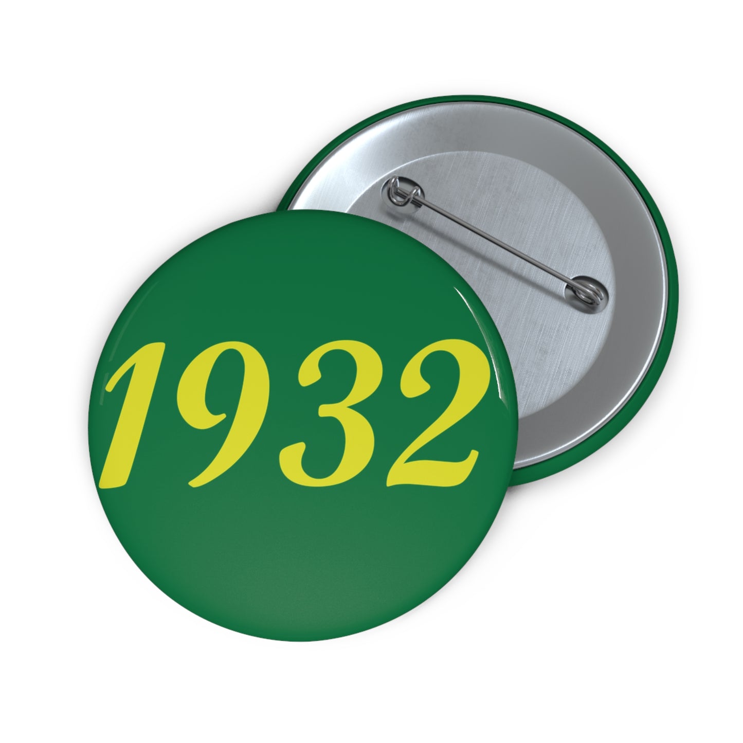 Green 1932 Button