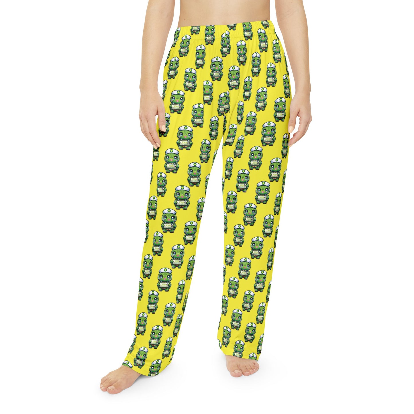 Yellow Turtle Pajama Pant