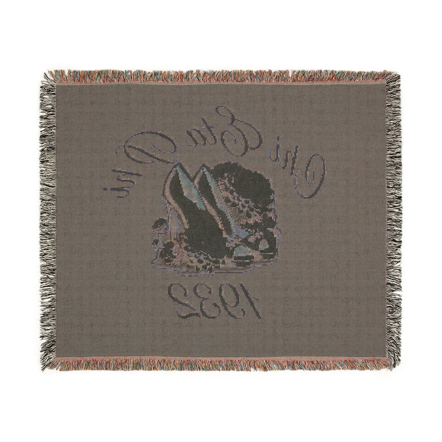 Chi Eta Phi Woven Fringed  Blanket