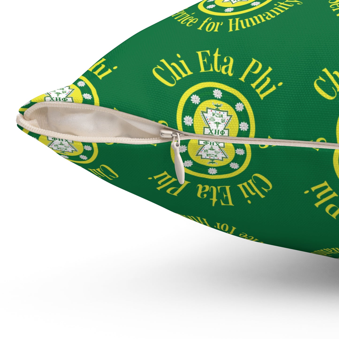 Chi Eta Phi Spun Polyester Square Pillow