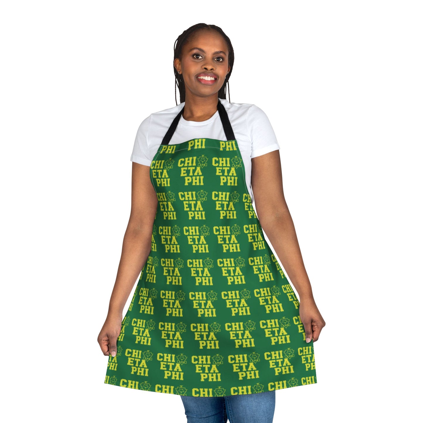 Green Chi Eta Phi Kitchen Apron