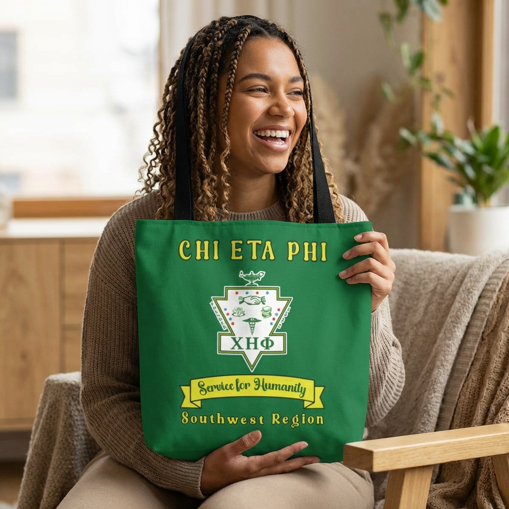 Chi Emblem Regional Tote Bags