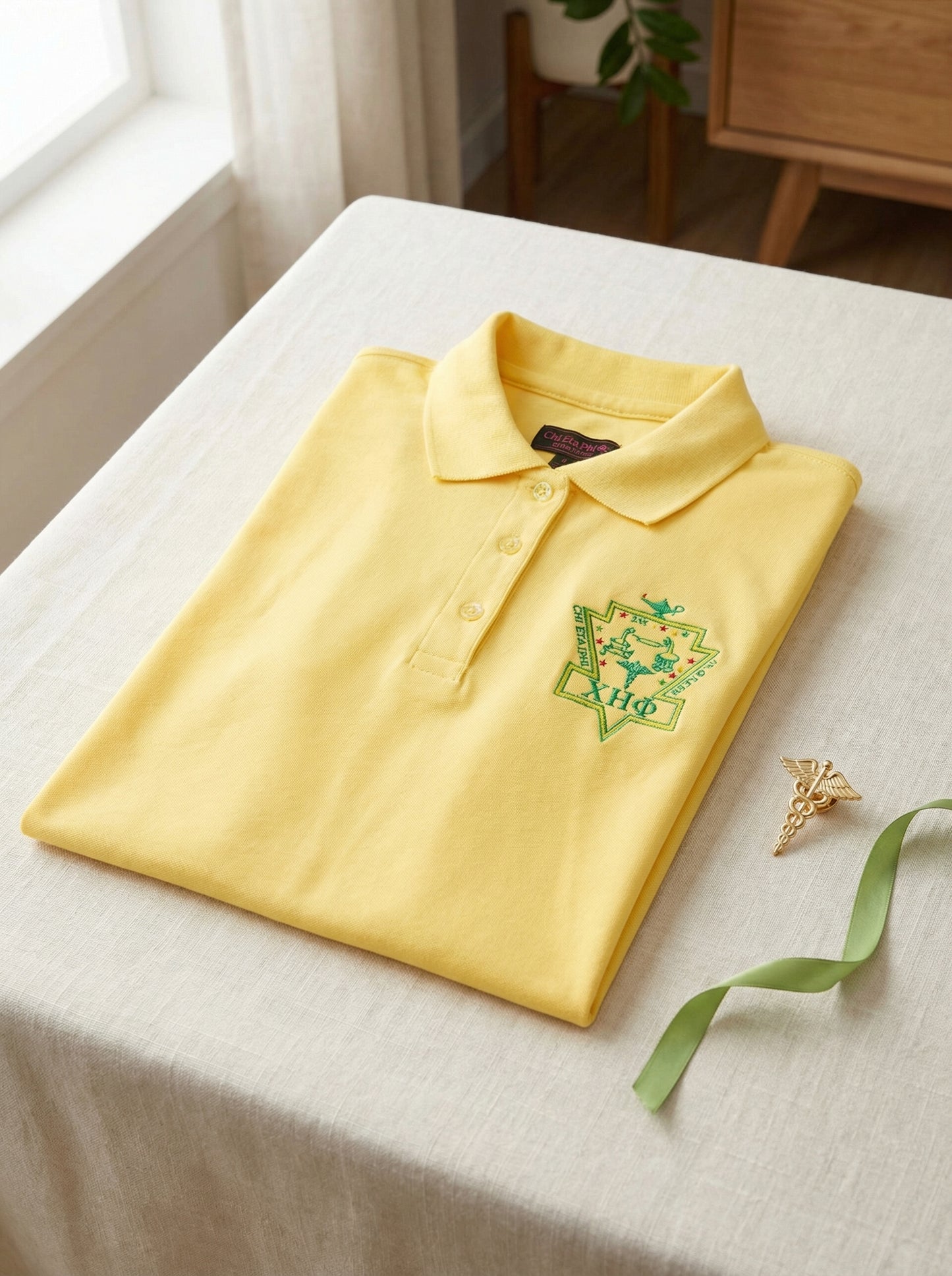 Classic Short Sleeve Polo With Emblem