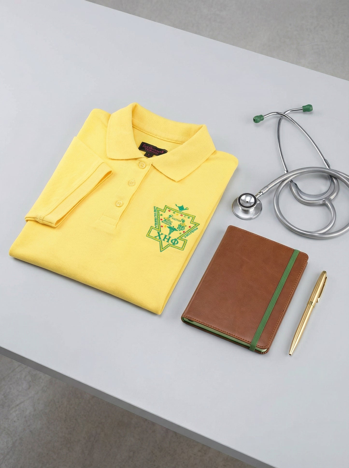 Classic Short Sleeve Polo With Emblem